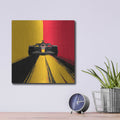 'Racing In Belgium' by Rich Monet Metal Wall Art