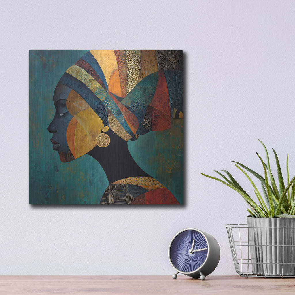 'Soulful Whisper' by Rich Monet Metal Wall Art