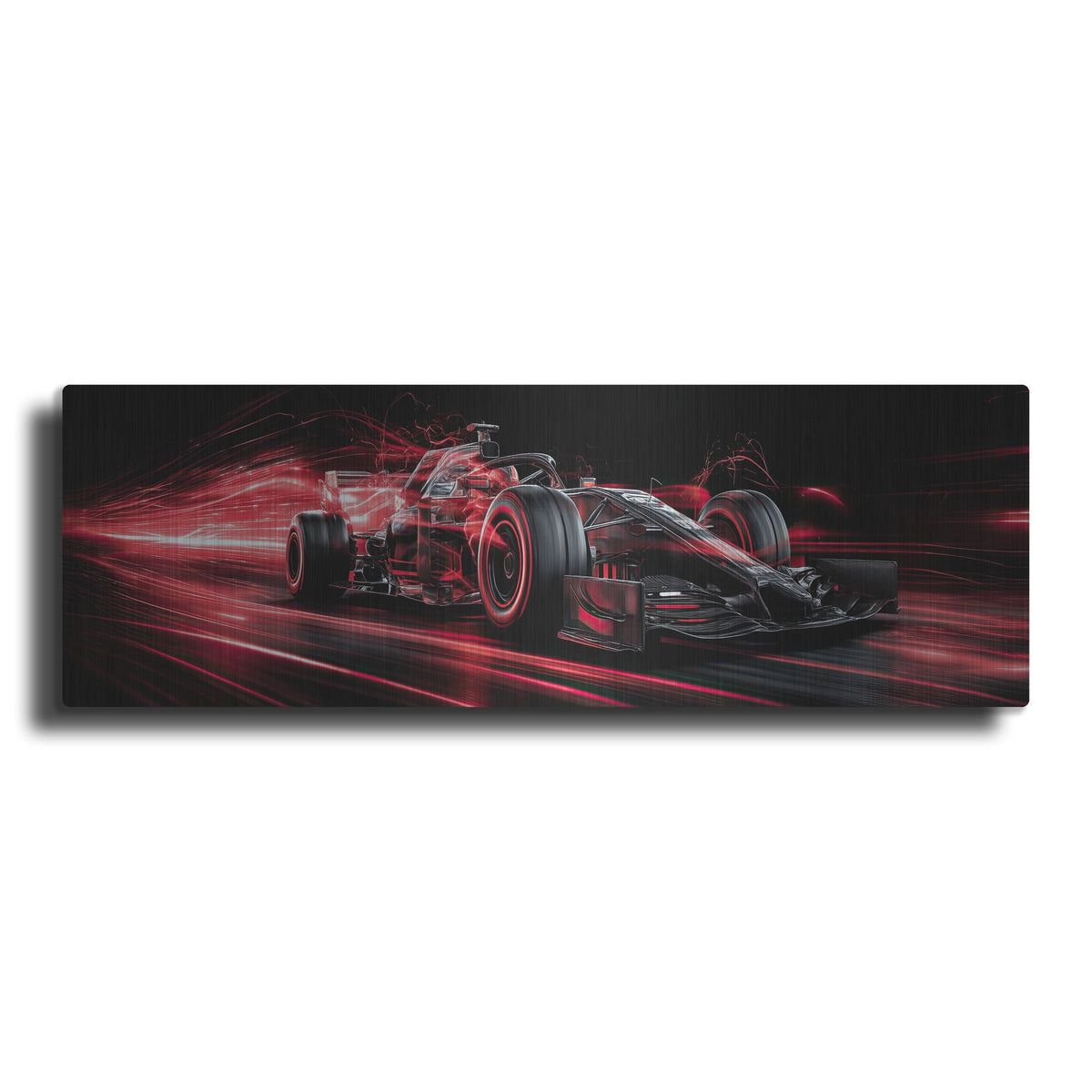 'Speed Demon Red 2' by Rich Monet Metal Wall Art