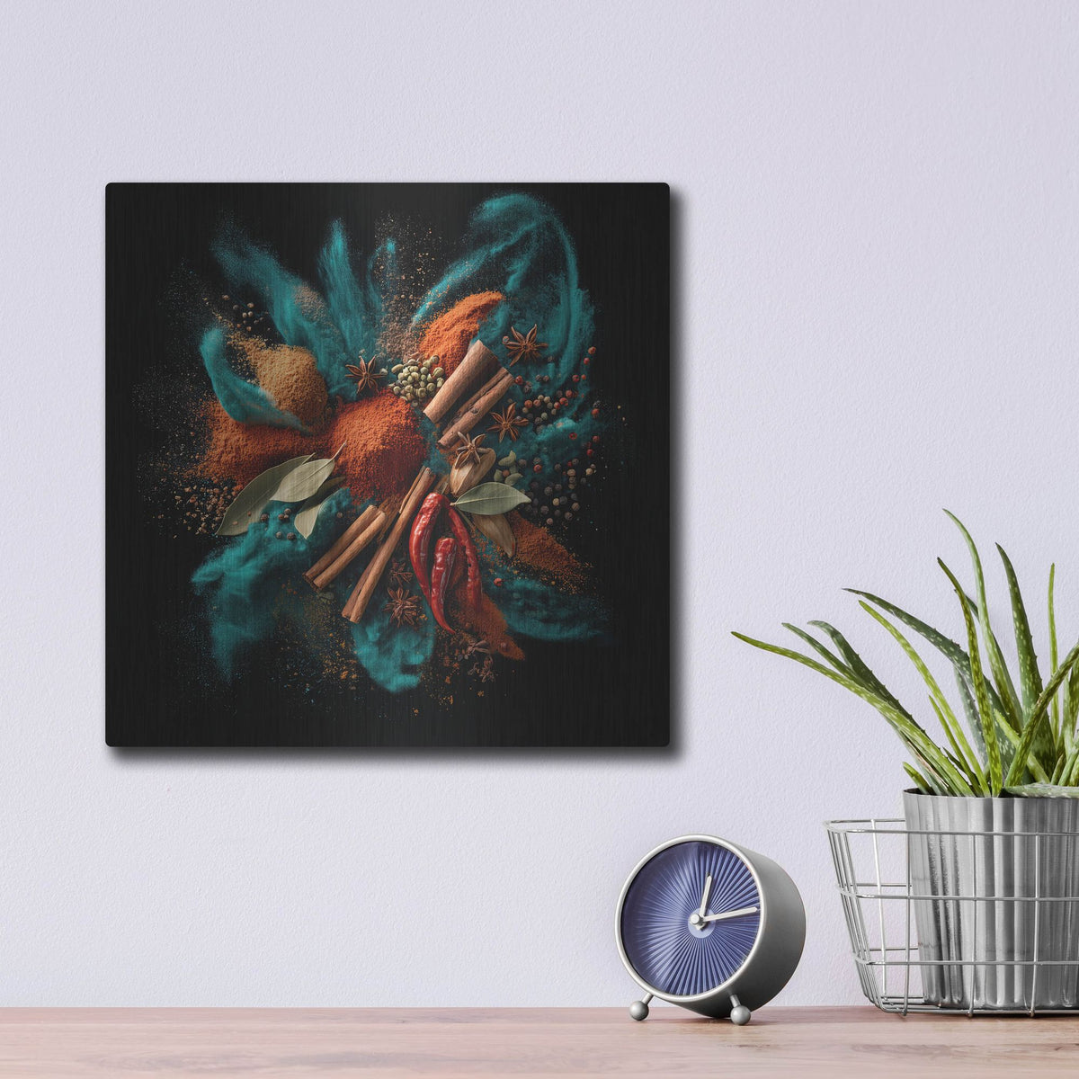 'Spice Medley 2' by Rich Monet Metal Wall Art