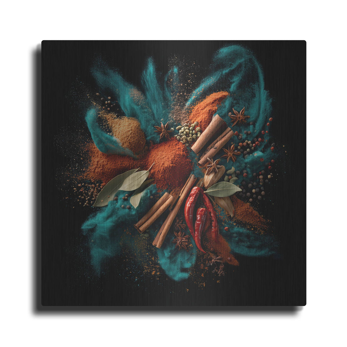 'Spice Medley 2' by Rich Monet Metal Wall Art