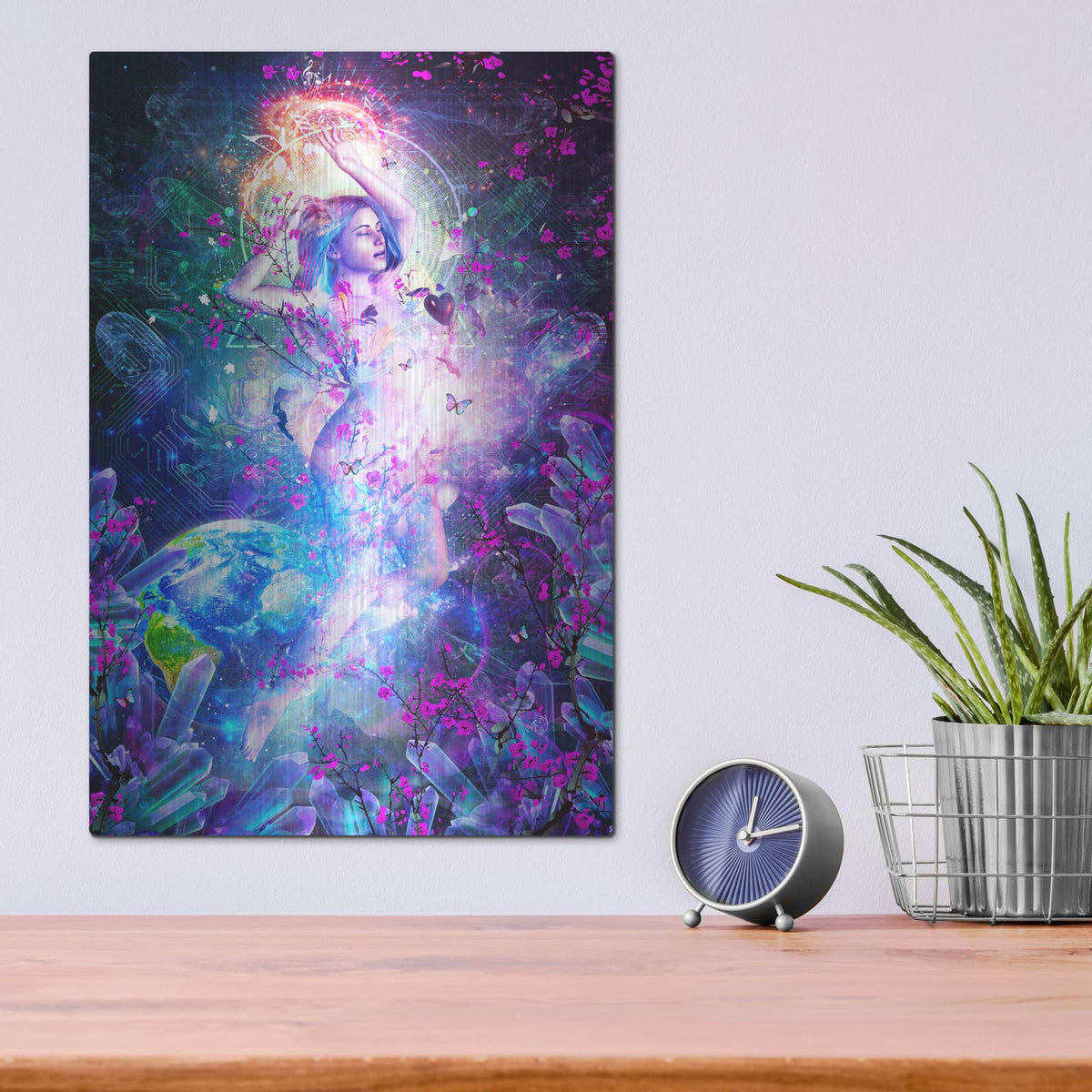 'Encounter With The Sublime' by Cameron Gray – Metal Wall Art, 12x16 room view