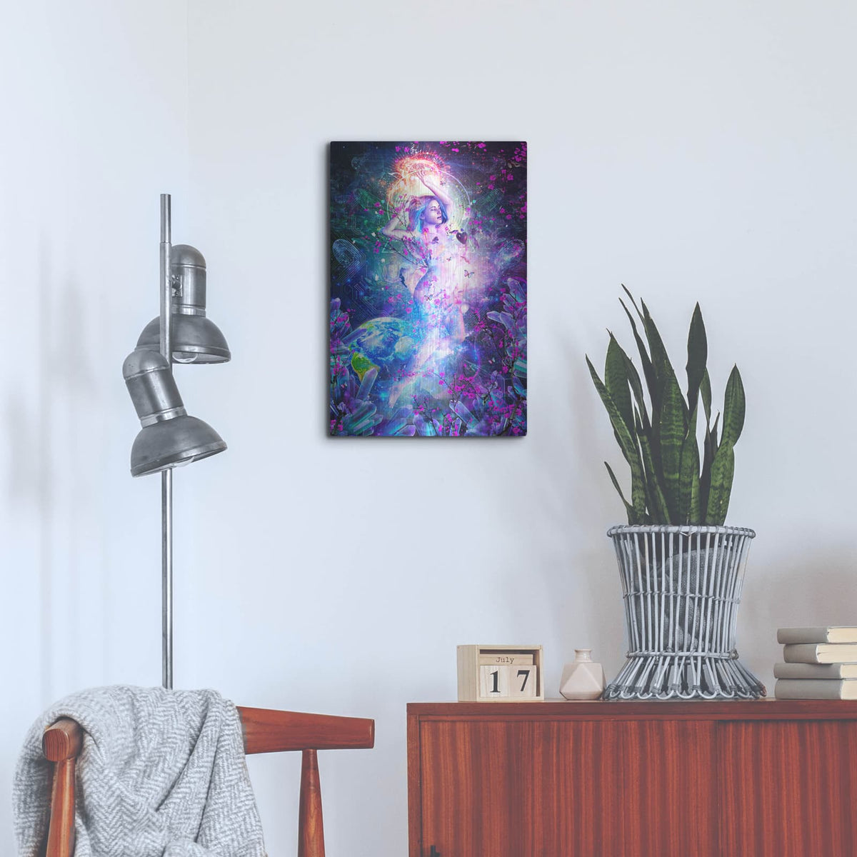 'Encounter With The Sublime' by Cameron Gray – Metal Wall Art, 16x24 room view