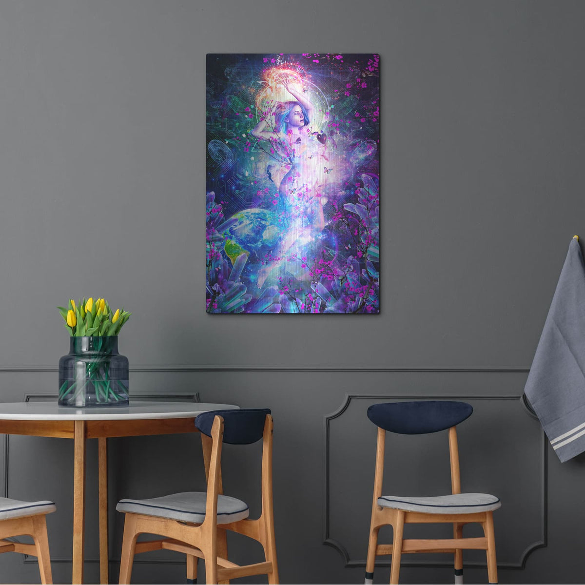 'Encounter With The Sublime' by Cameron Gray – Metal Wall Art, 24x36 room view