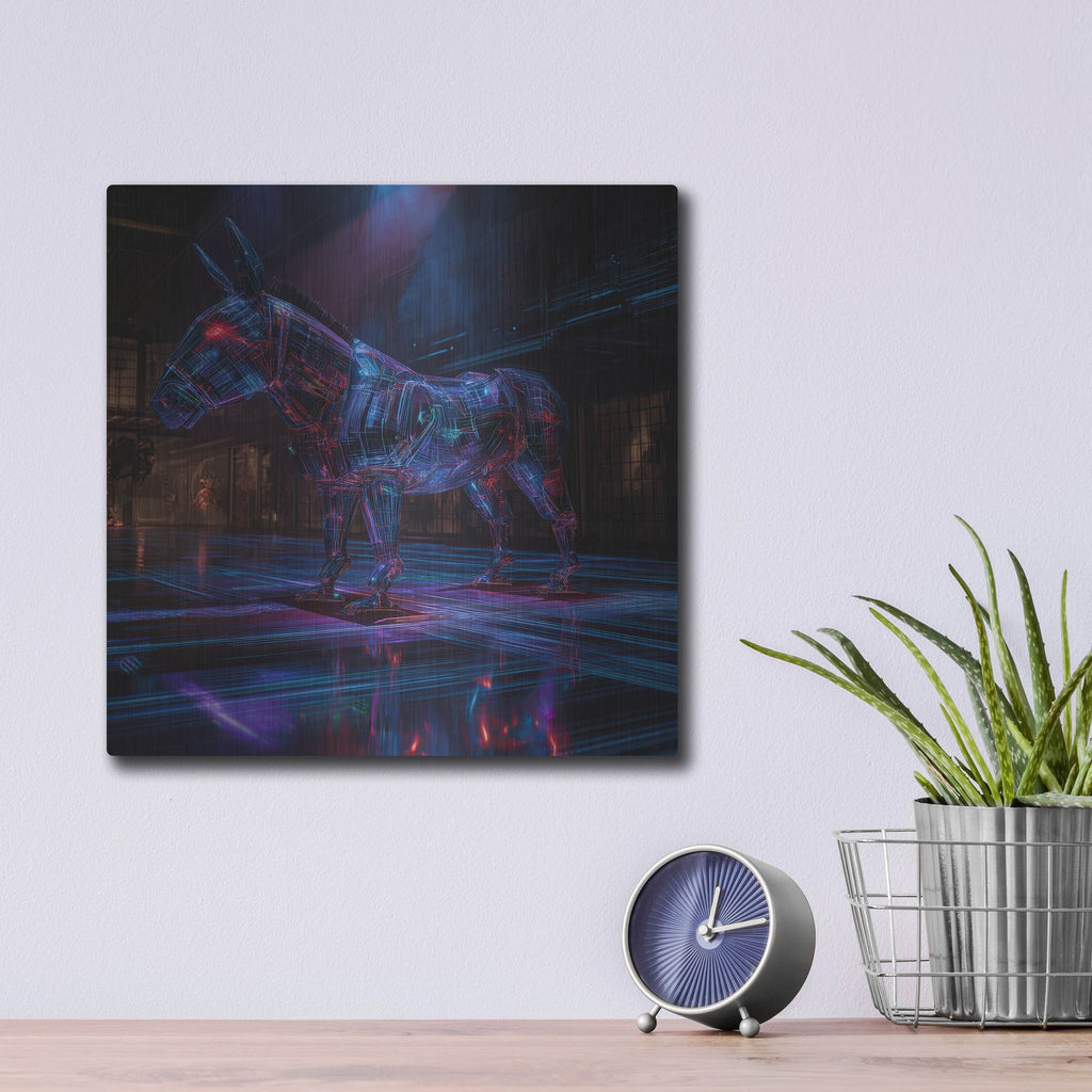 'The Democrat' by Rich Monet Metal Wall Art