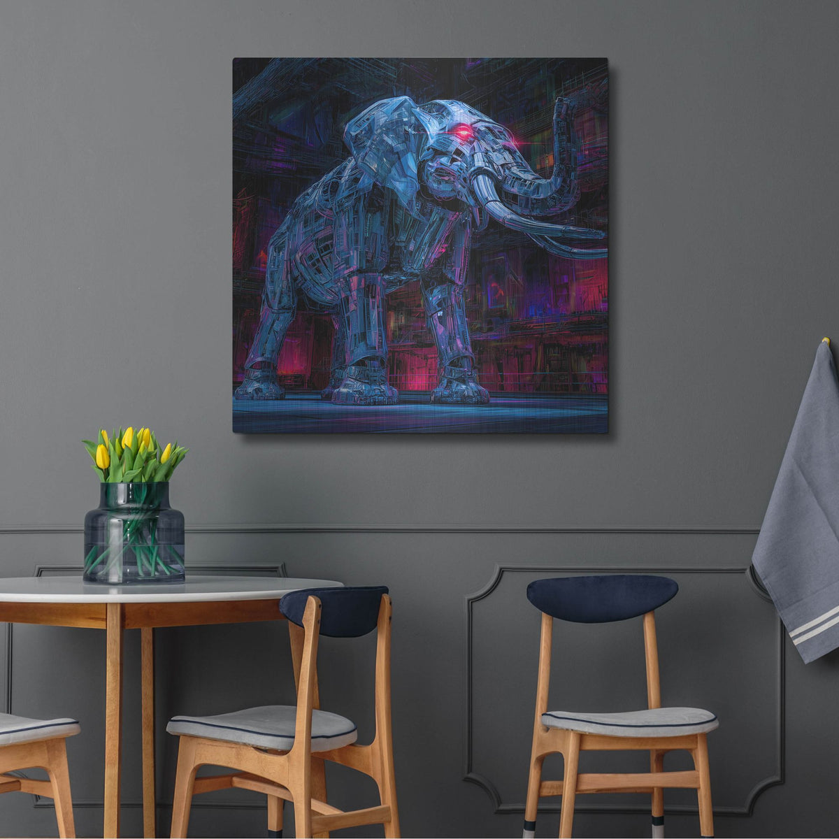 'The Republican' by Rich Monet Metal Wall Art