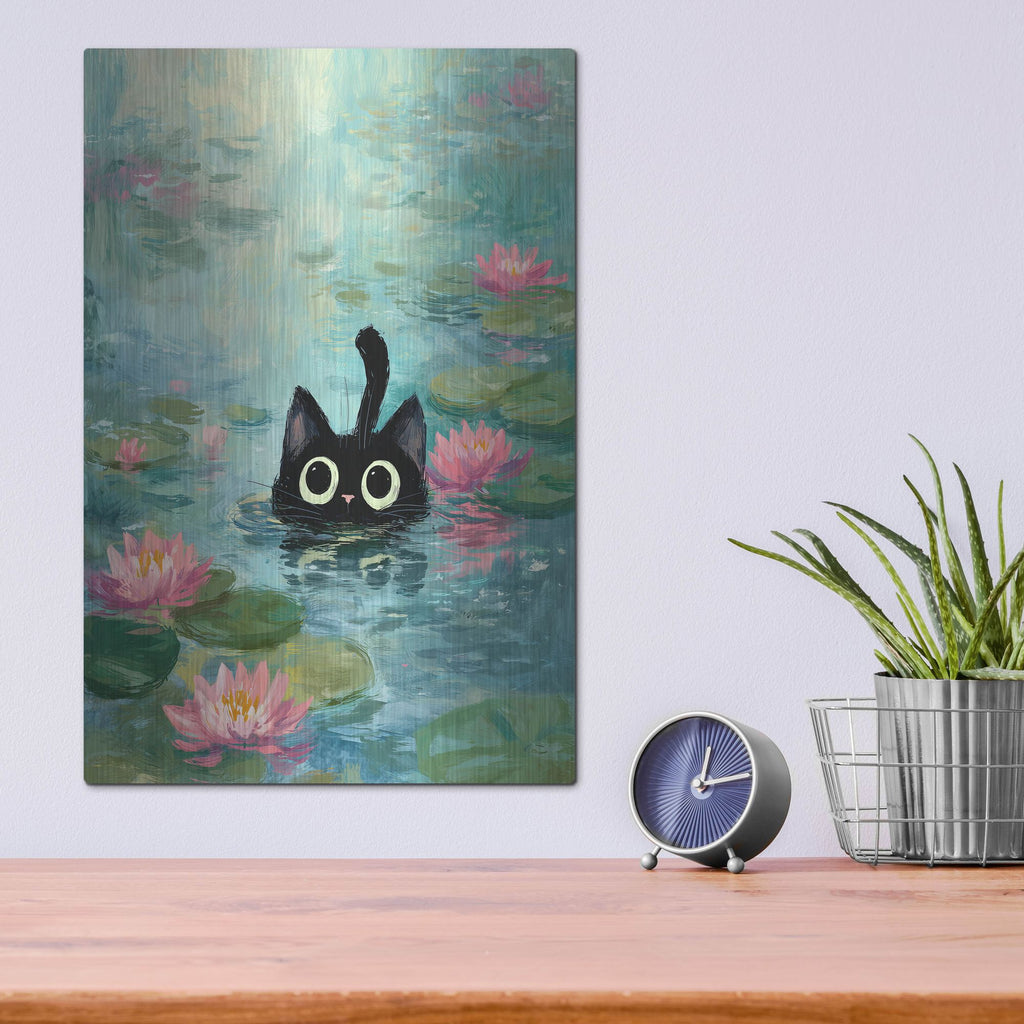 'Cat Fish' by Rich Monet Metal Wall Art