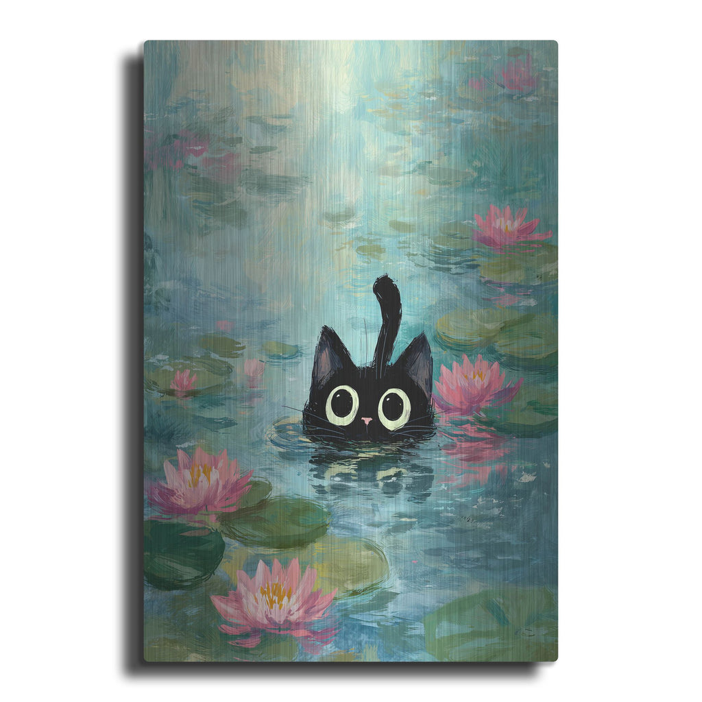 'Cat Fish' by Rich Monet Metal Wall Art