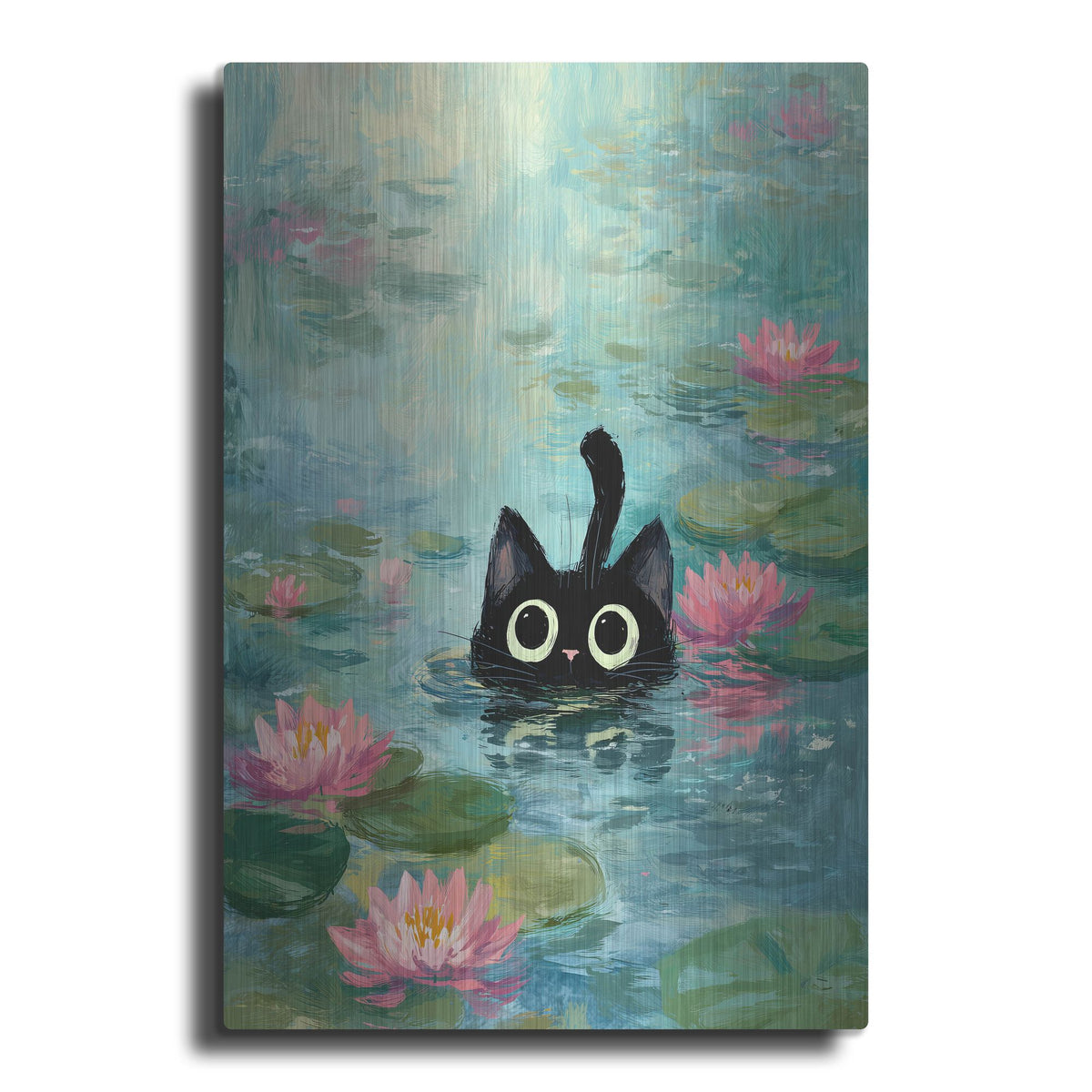 'Cat Fish' by Rich Monet Metal Wall Art