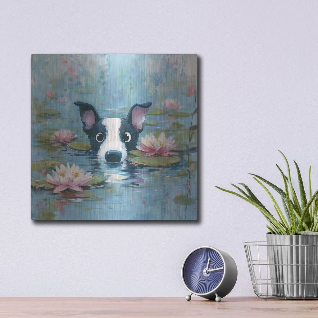 'Dog Fish' by Rich Monet Metal Wall Art