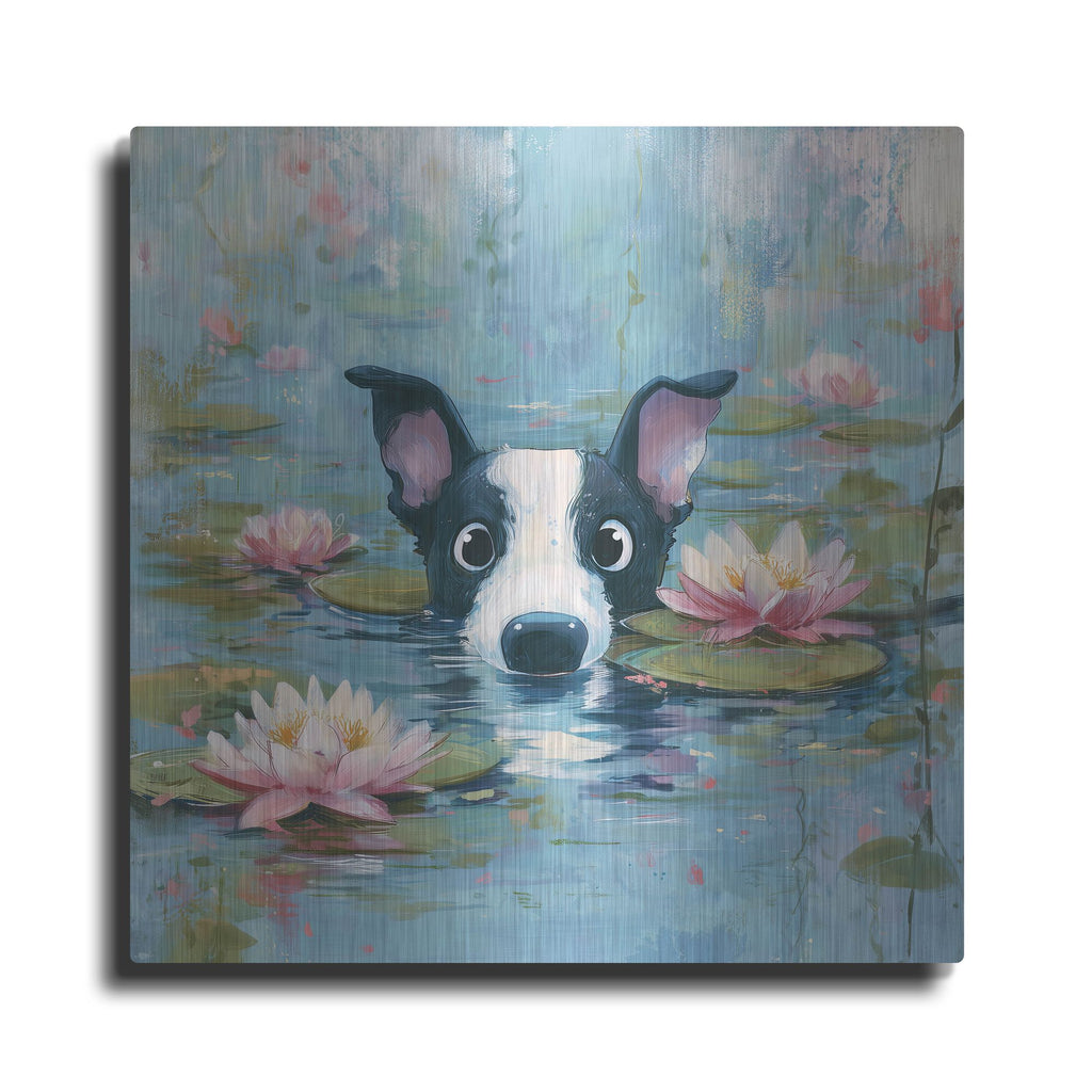 'Dog Fish' by Rich Monet Metal Wall Art