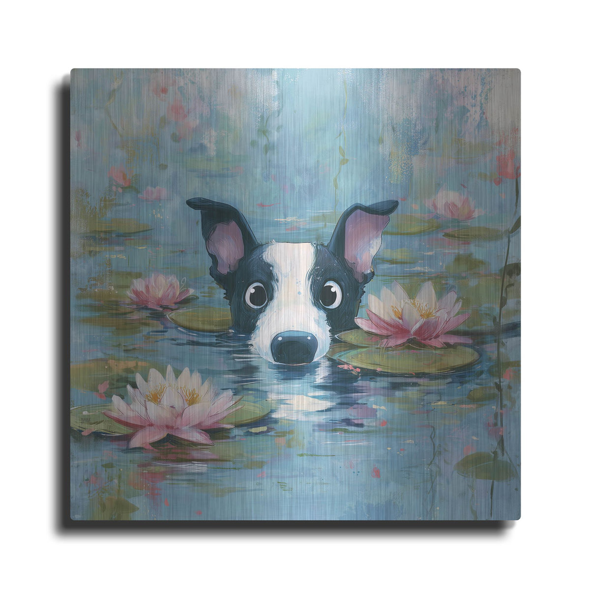 'Dog Fish' by Rich Monet Metal Wall Art