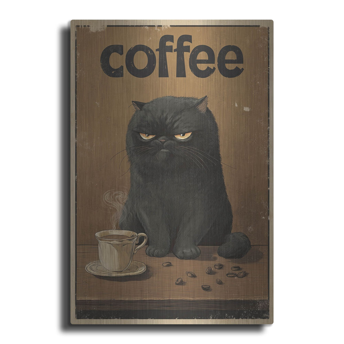 'Mornings Before Coffee' by Rich Monet Metal Wall Art