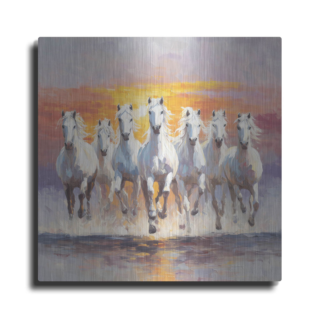 'Surya's Chariot' by Rich Monet Metal Wall Art