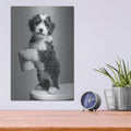 'The Bathroom Matron 2' by Rich Monet Metal Wall Art