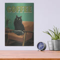 'Too Much Coffee' by Rich Monet Metal Wall Art