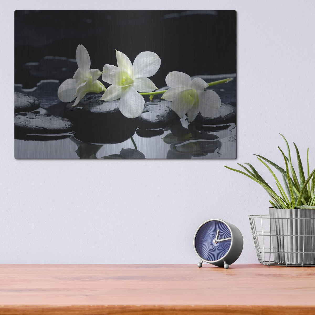 'The Light of Three' – Metal Wall Art, 16x12 room view