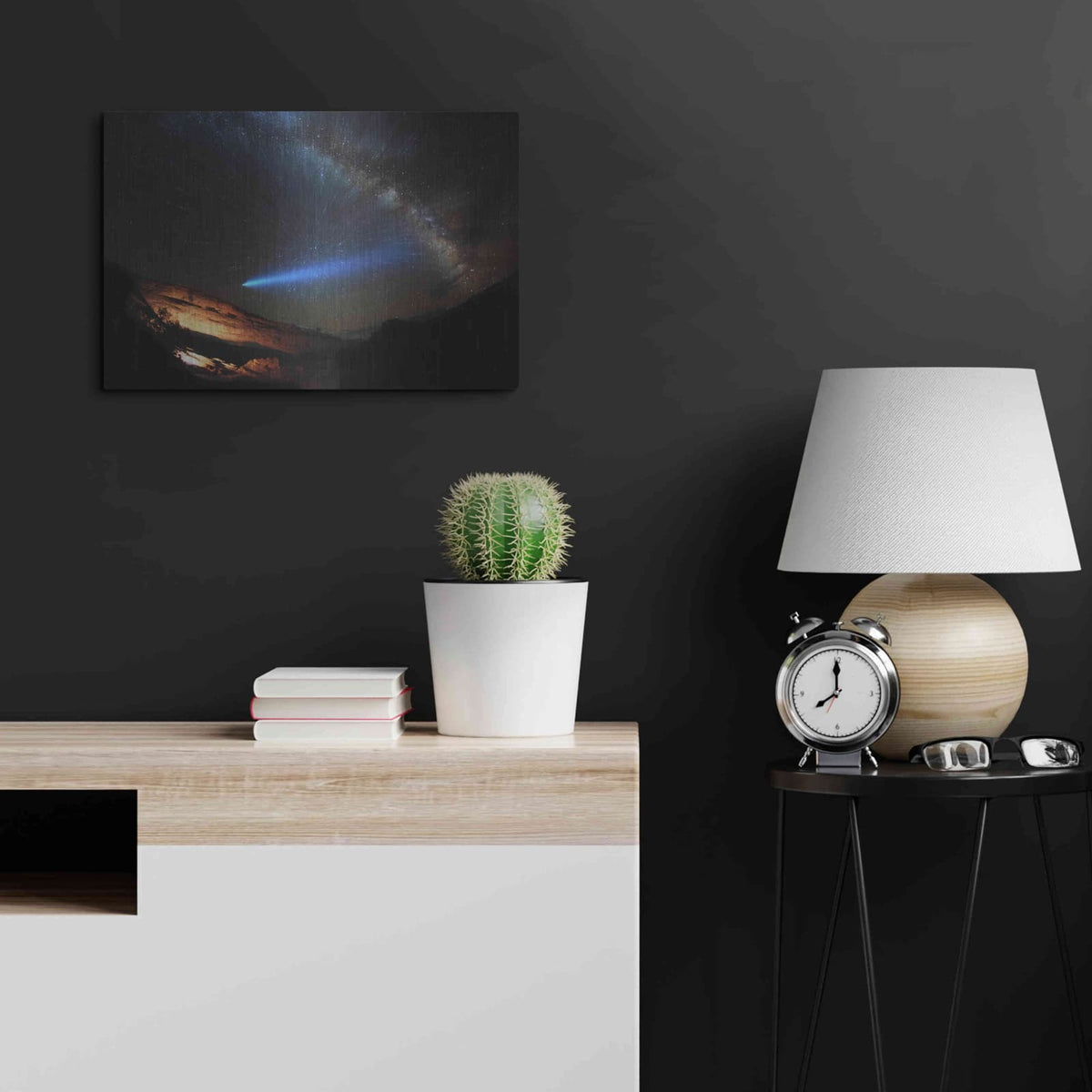 'Galactic Traveler' by Darren White – Metal Wall Art, 24x16 room view