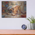'Bullmastiff In The Kitchen' by Rich Monet Metal Wall Art