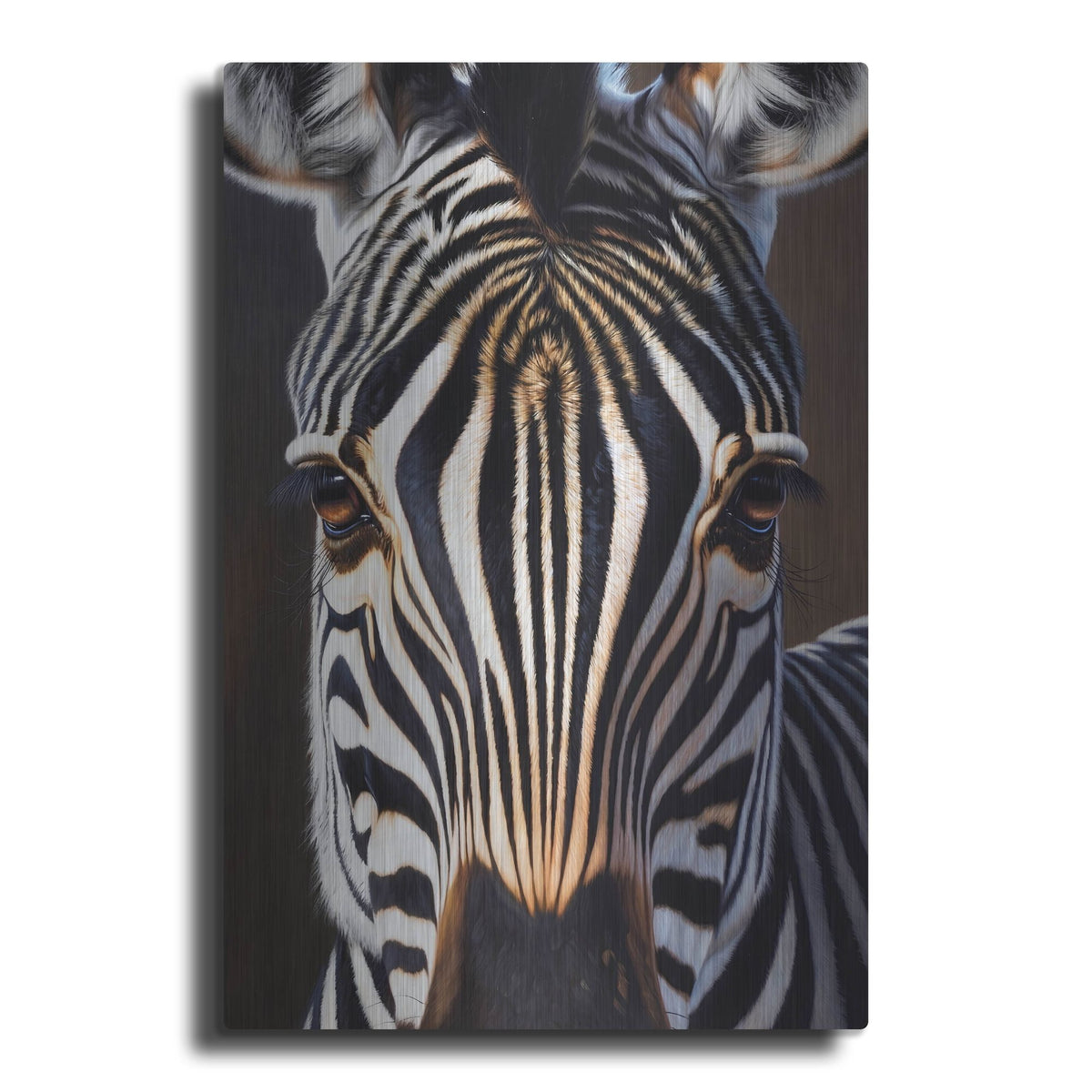 'I Am Zebra' by Rich Monet Metal Wall Art