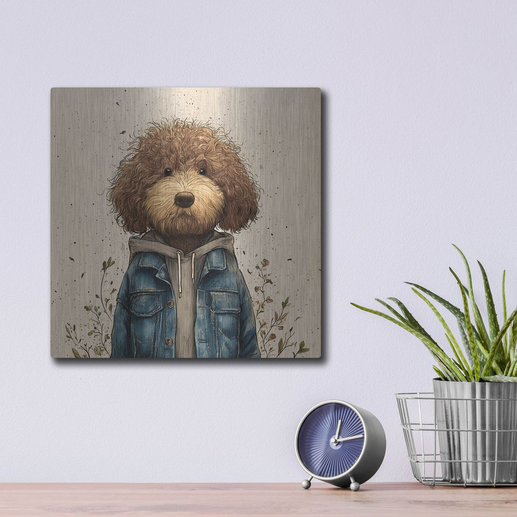 'Teenadoodle' by Rich Monet Metal Wall Art