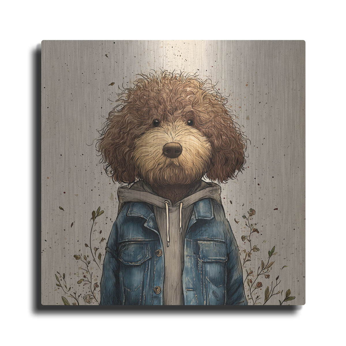 'Teenadoodle' by Rich Monet Metal Wall Art