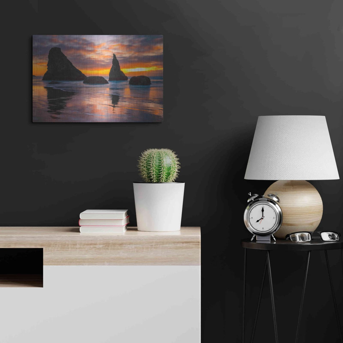'Late Night Cloud Dance' by Darren White – Metal Wall Art, 24x16 room view