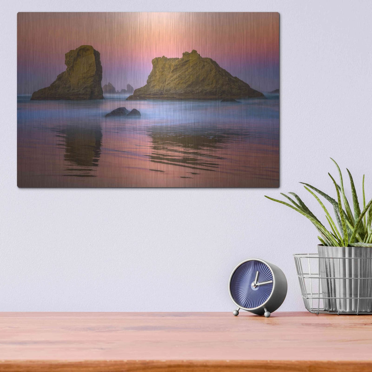 'Oregon's New Day' by Darren White – Metal Wall Art, 16x12 room view