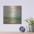 'Pastel Fields' by Silvia Vassileva – Metal Wall Art, 12x12 room view