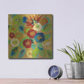 'Flower Market II' by Silvia Vassileva – Metal Wall Art, 12x12 room view