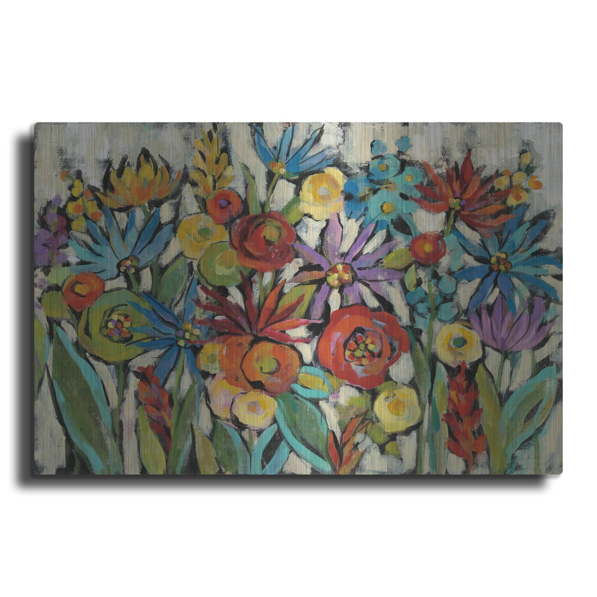 'Confetti Floral I' by Silvia Vassileva – Metal Wall Art