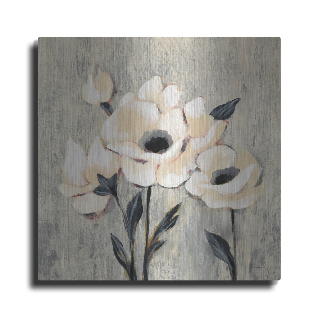 'Graphic Floral II' by Silvia Vassileva – Metal Wall Art