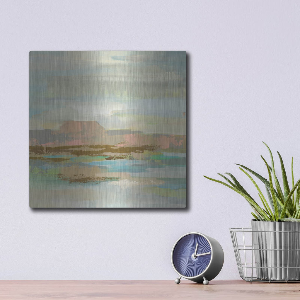'Spring Desert II' by Silvia Vassileva – Metal Wall Art, 12x12 room view