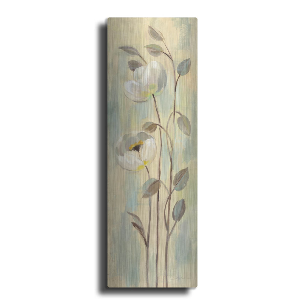 'Neutral Anemone Branches II' by Silvia Vassileva – Metal Wall Art