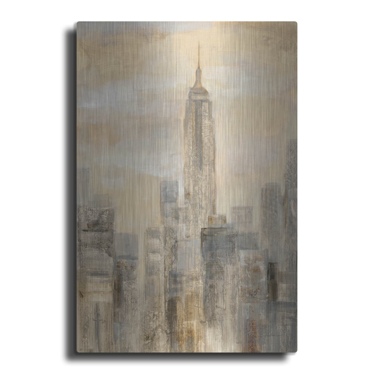 'City Blocks II' by Silvia Vassileva – Metal Wall Art