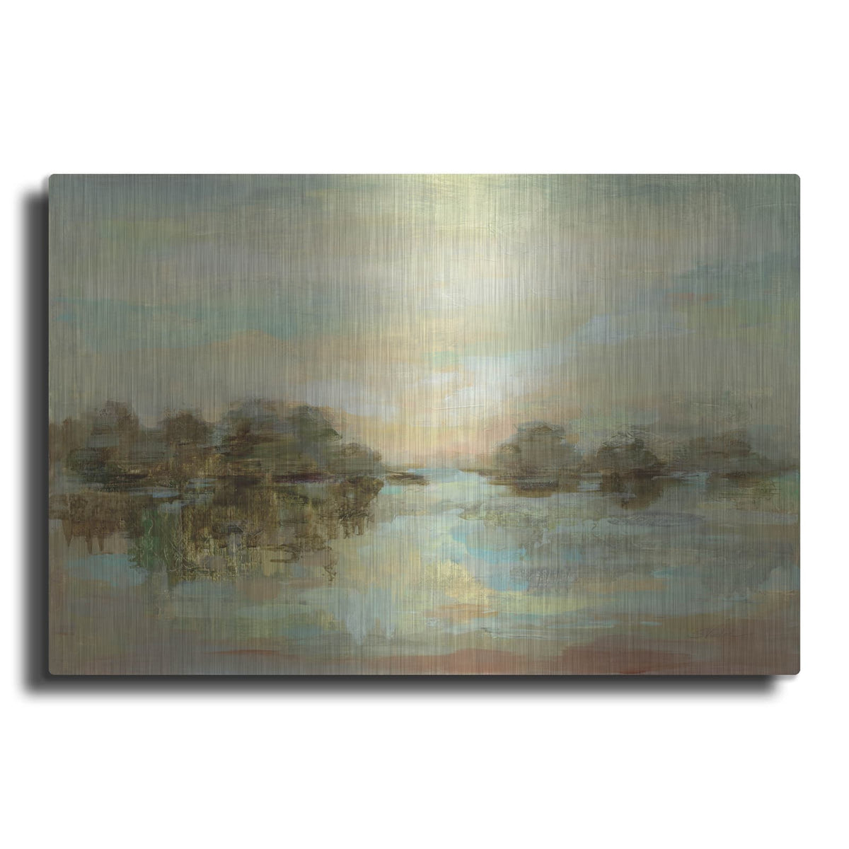 'Dreamy Lake' by Silvia Vassileva – Metal Wall Art