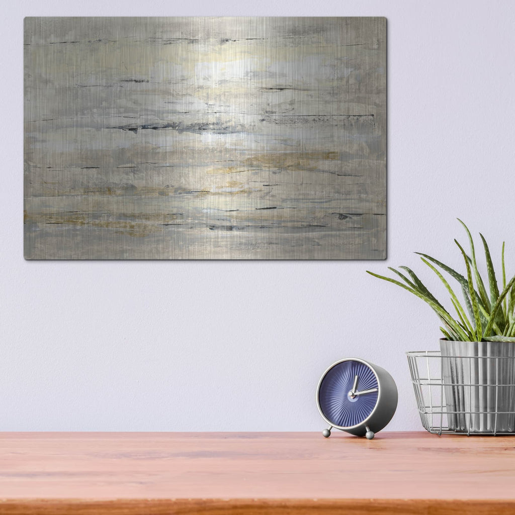 'Soft Glow II' by Silvia Vassileva – Metal Wall Art, 16x12 room view