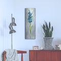 'Single Stem Flower I' by Silvia Vassileva – Metal Wall Art, 12x36 room view