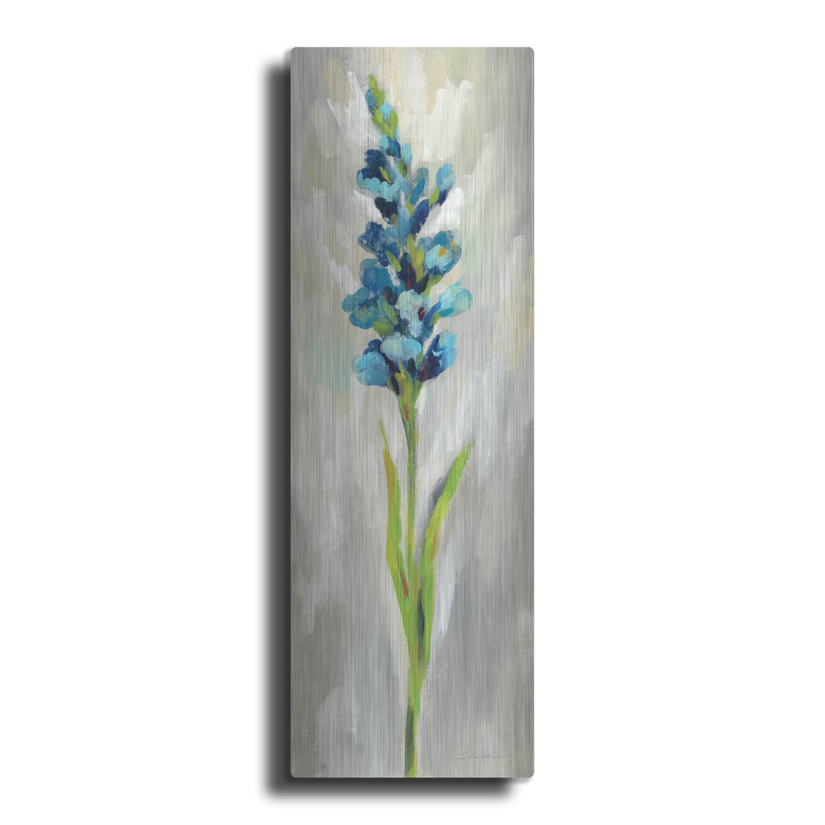 'Single Stem Flower I' by Silvia Vassileva – Metal Wall Art
