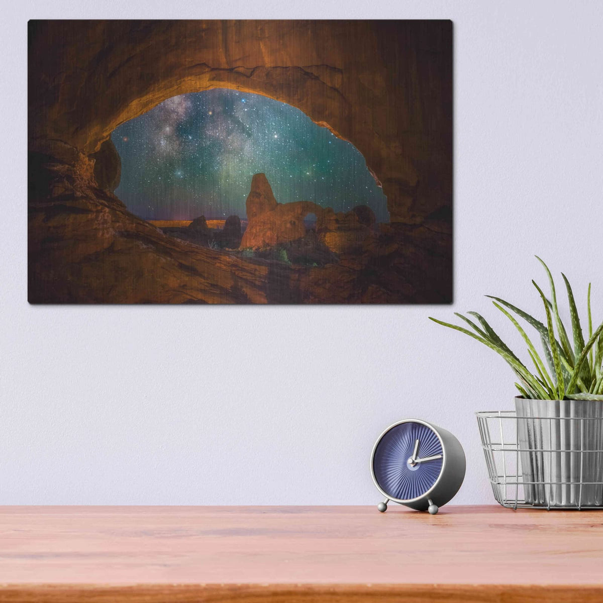 'Window to the Heavens' by Darren White – Metal Wall Art, 16x12 room view
