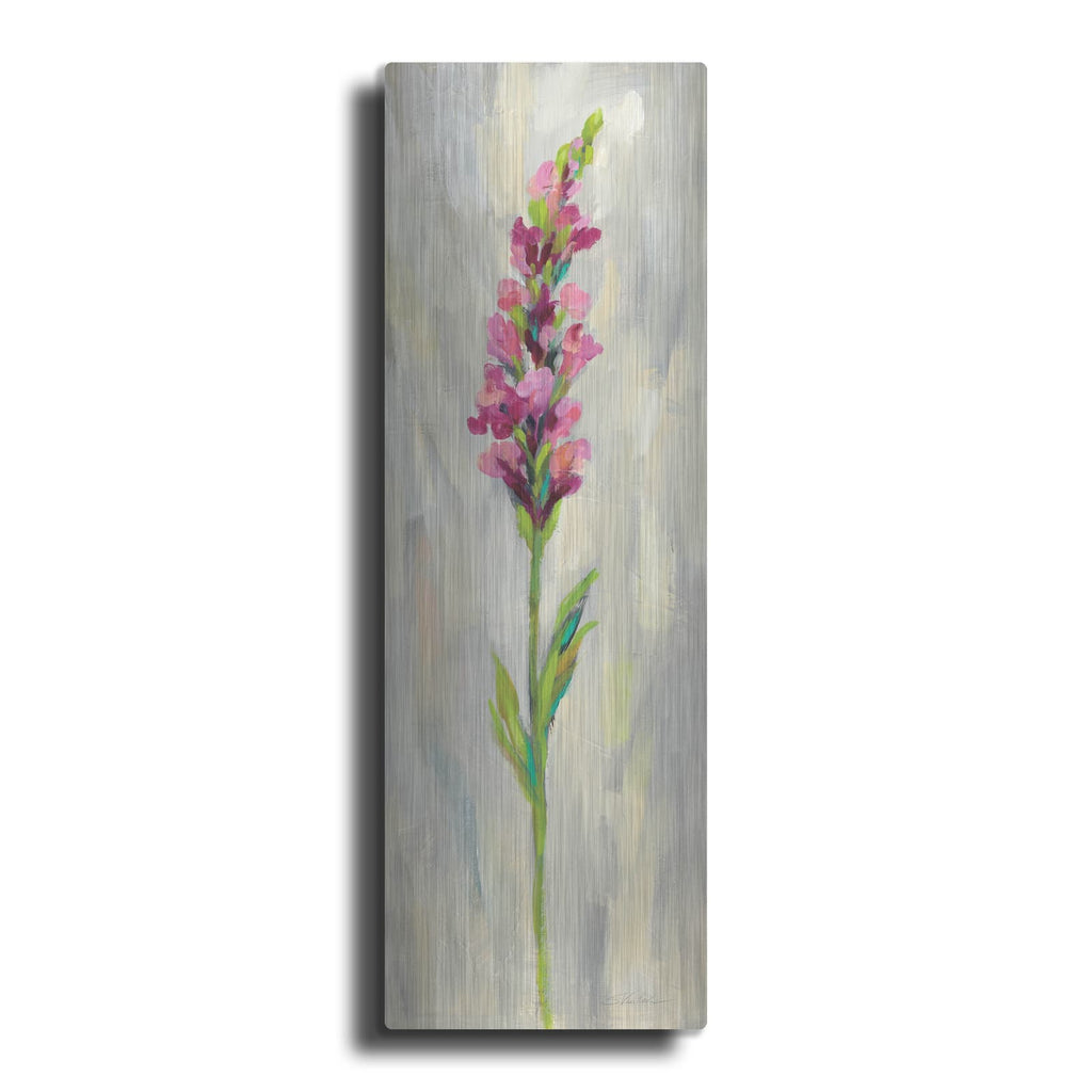 'Single Stem Flower IV' by Silvia Vassileva – Metal Wall Art