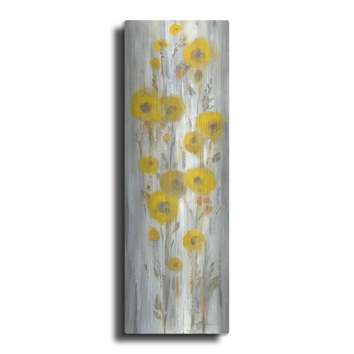 'Roadside Flowers II' by Silvia Vassileva – Metal Wall Art