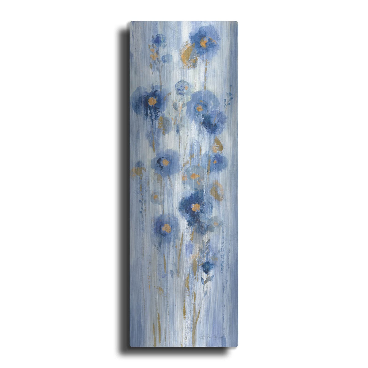'Seaside Flowers I' by Silvia Vassileva – Metal Wall Art