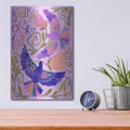 'Birds Of A Feather' by Michal Loren Art – Metal Wall Art, 12x16 room view