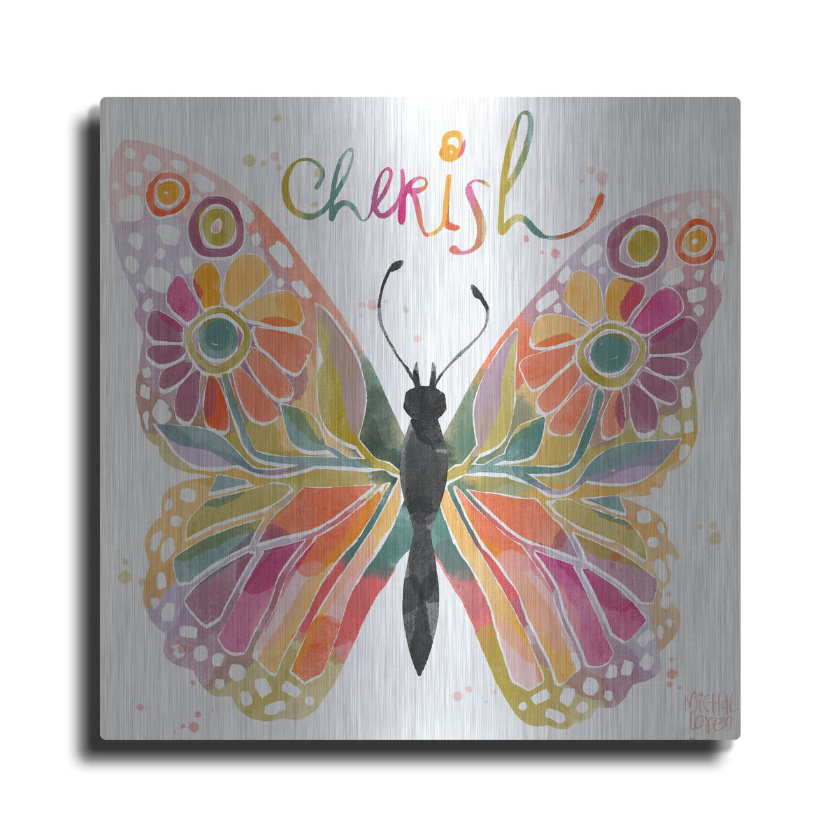 'Cherish' by Michal Loren Art – Metal Wall Art