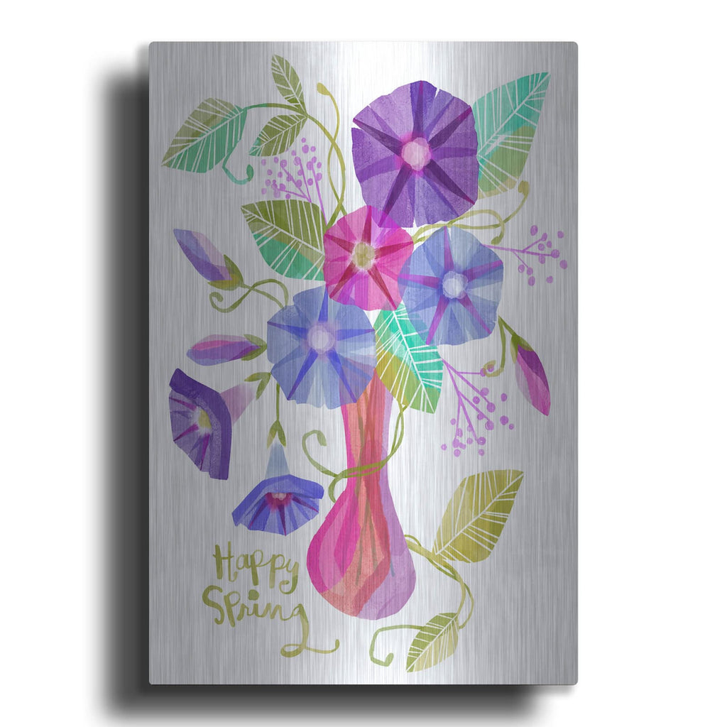 'Happy Spring' by Michal Loren Art – Metal Wall Art