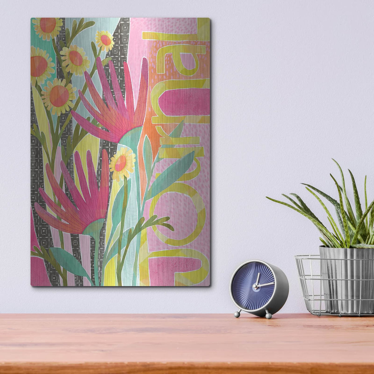 'Journal' by Michal Loren Art – Metal Wall Art, 12x16 room view