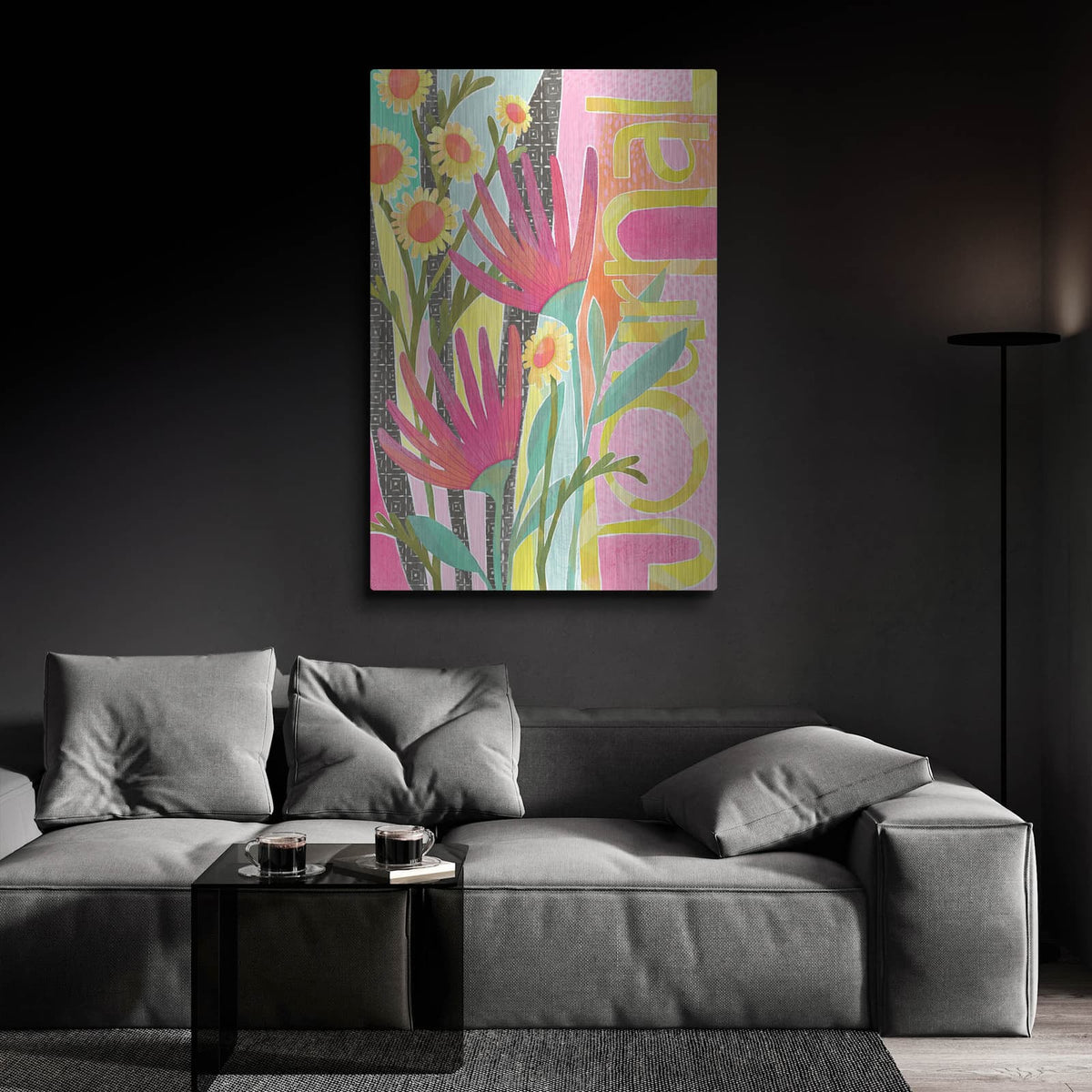 'Journal' by Michal Loren Art – Metal Wall Art, 24x36 room view