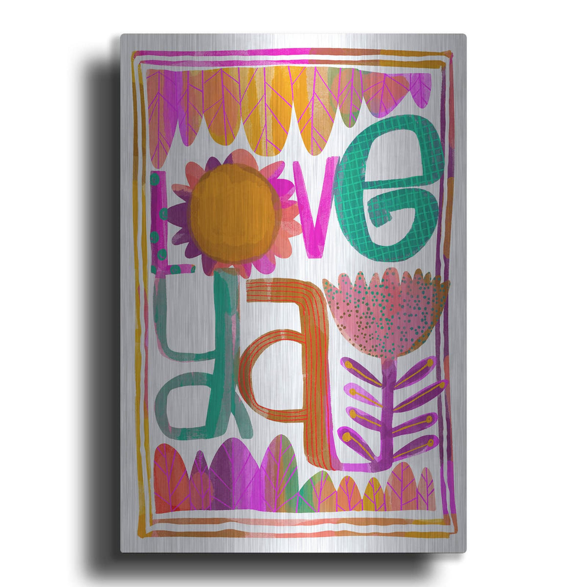 'Love Ya' by Michal Loren Art – Metal Wall Art