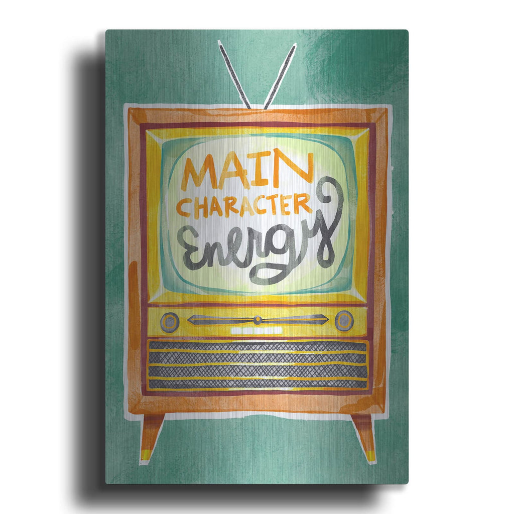 'Main Character Energy' by Michal Loren Art – Metal Wall Art